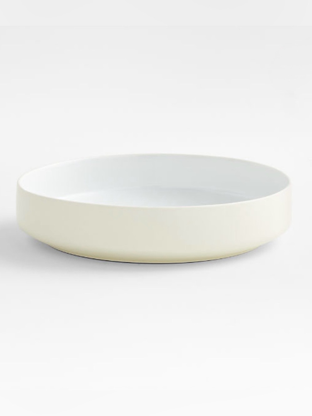 New! Crate&Barrel Cream Porcelain Pasta Bowl, Set of 4